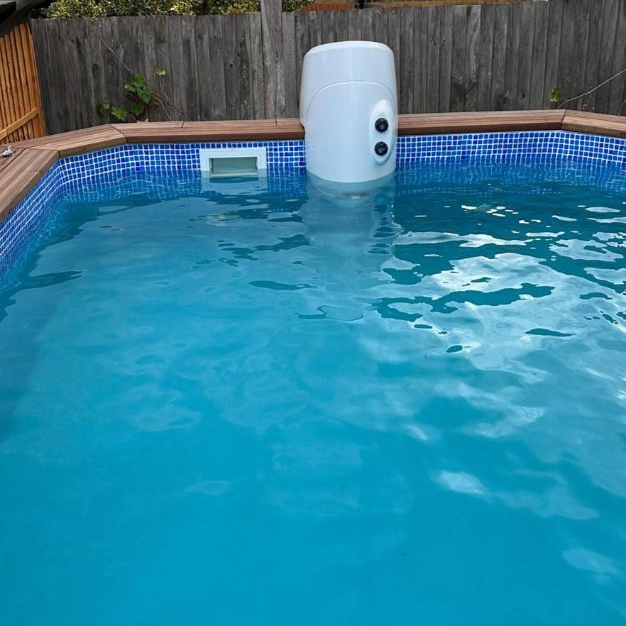 3.9m X 2.4m Timber Swimming Pool Kit, C/W Optional Heat & current