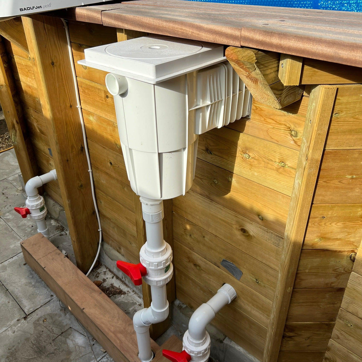 3.9m X 2.4m Timber Swimming Pool Kit, C/W Optional Heat & current