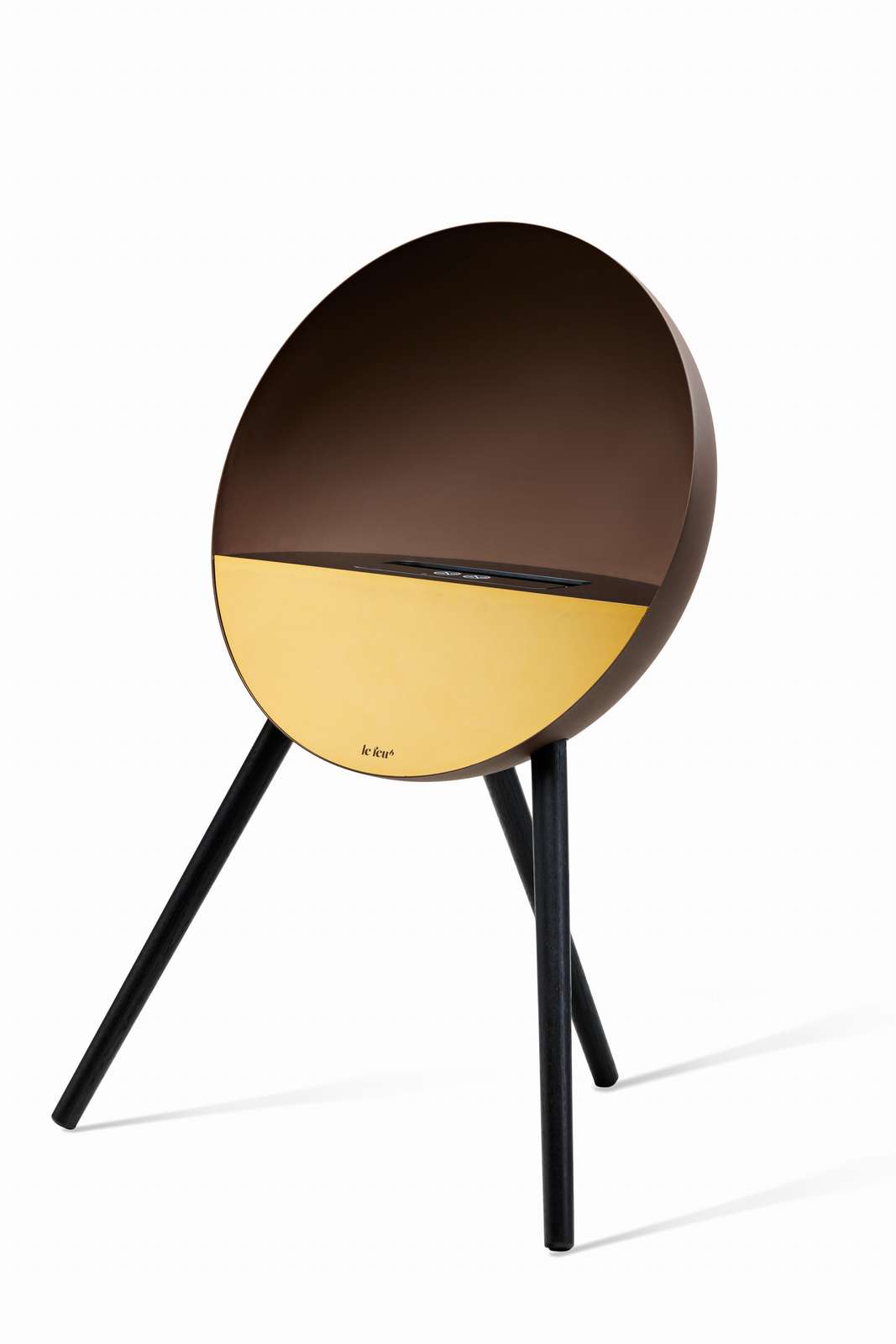 NEW Le Feu Eye Fireplace in Mocca
