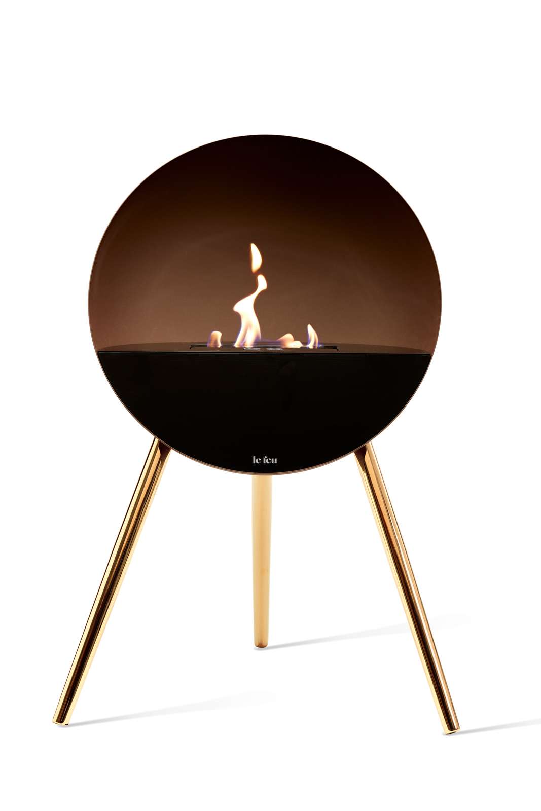 NEW Le Feu Eye Fireplace in Mocca