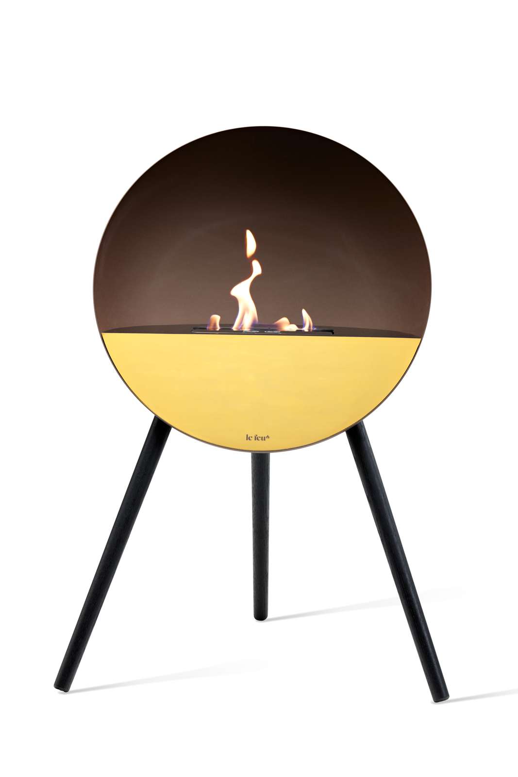 NEW Le Feu Eye Fireplace in Mocca