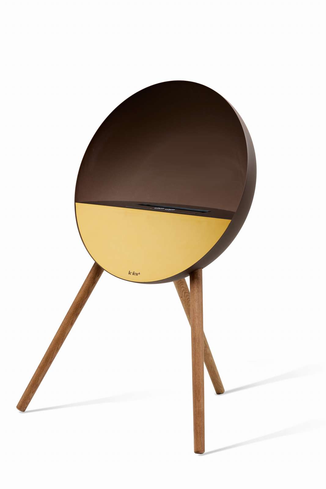 NEW Le Feu Eye Fireplace in Mocca