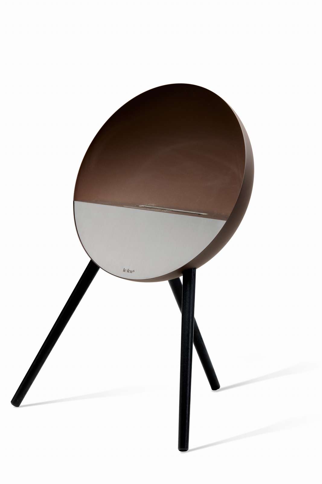 NEW Le Feu Eye Fireplace in Mocca