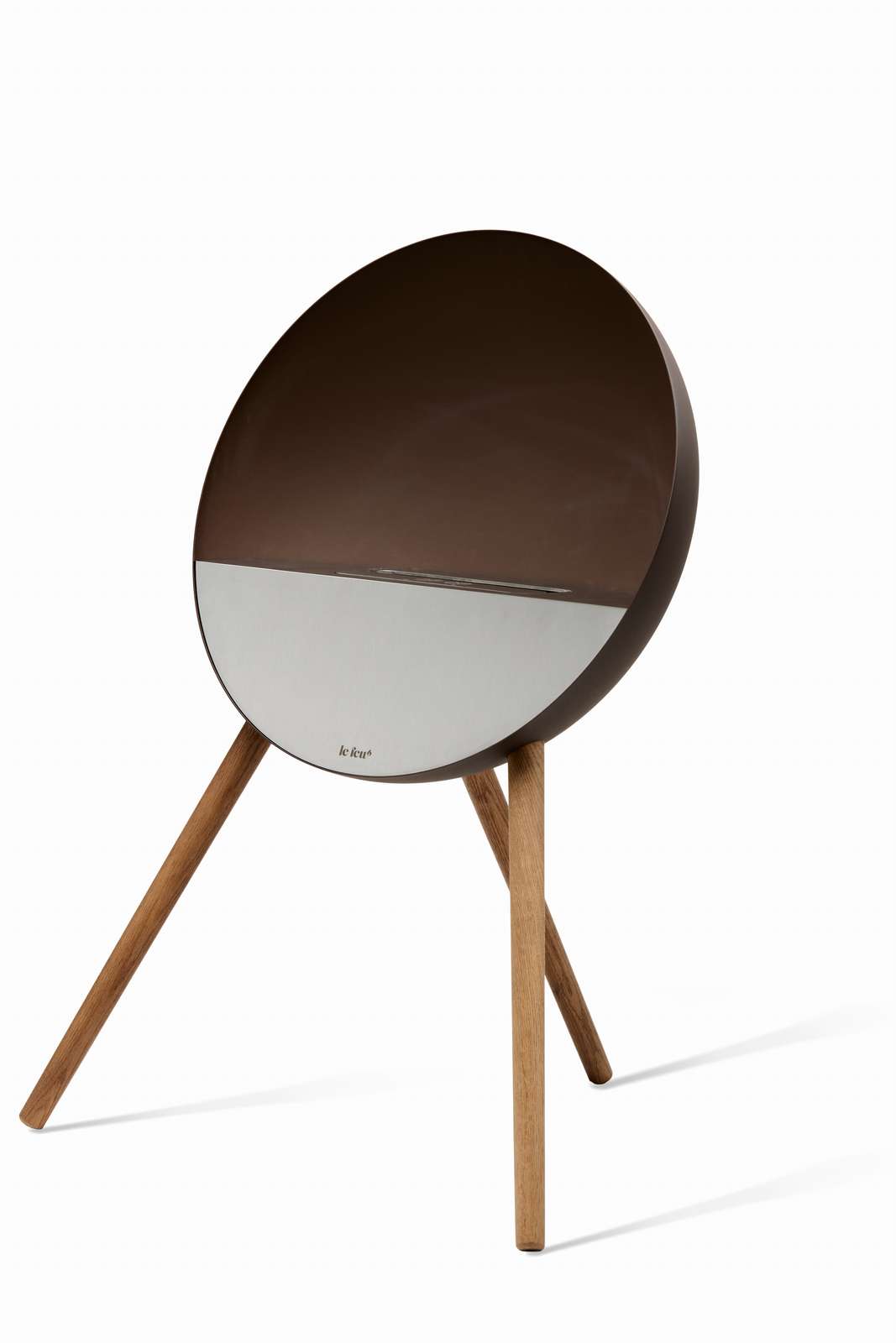 NEW Le Feu Eye Fireplace in Mocca
