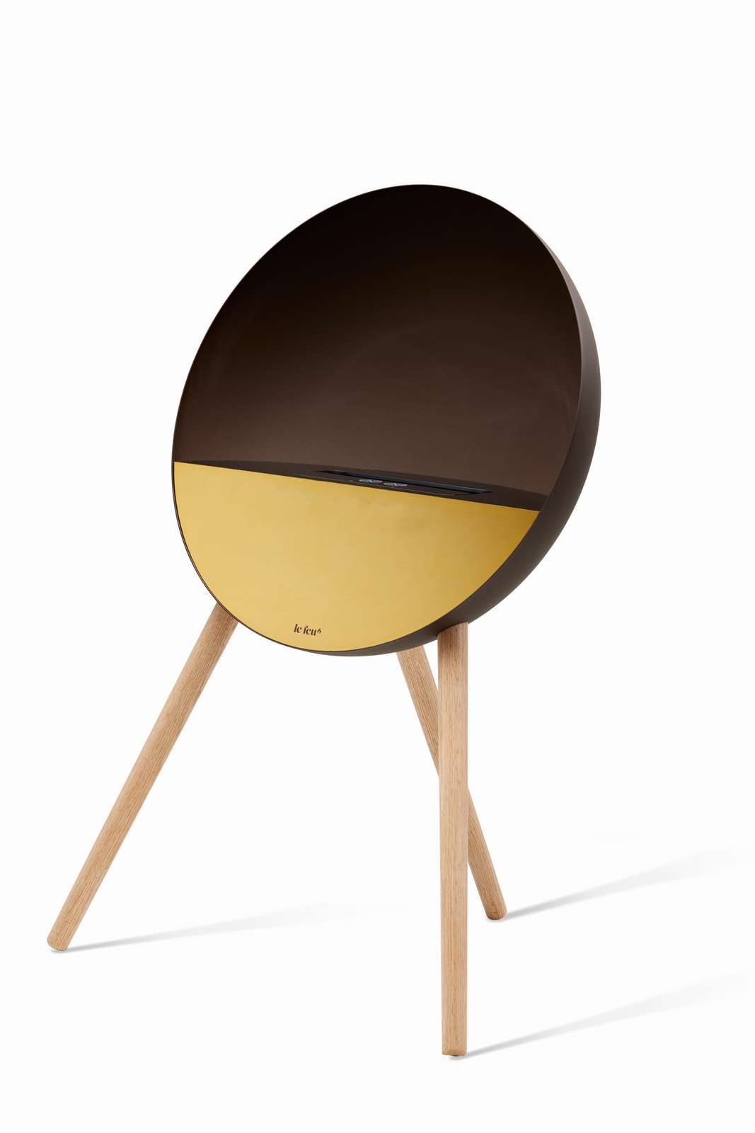 NEW Le Feu Eye Fireplace in Mocca