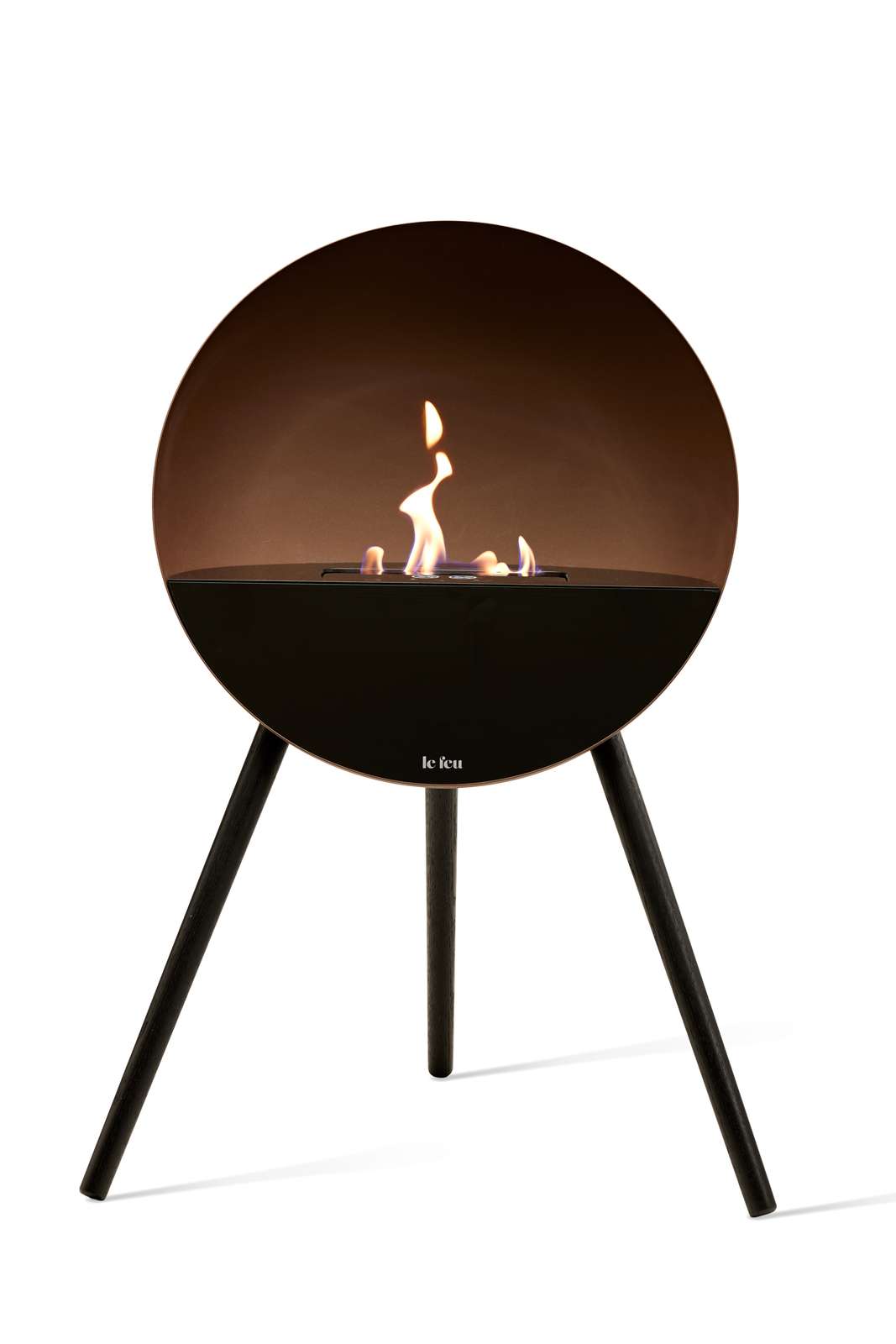 NEW Le Feu Eye Fireplace in Mocca