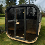 Outdoor sauna with glass door - PHOTO-2024-04-10