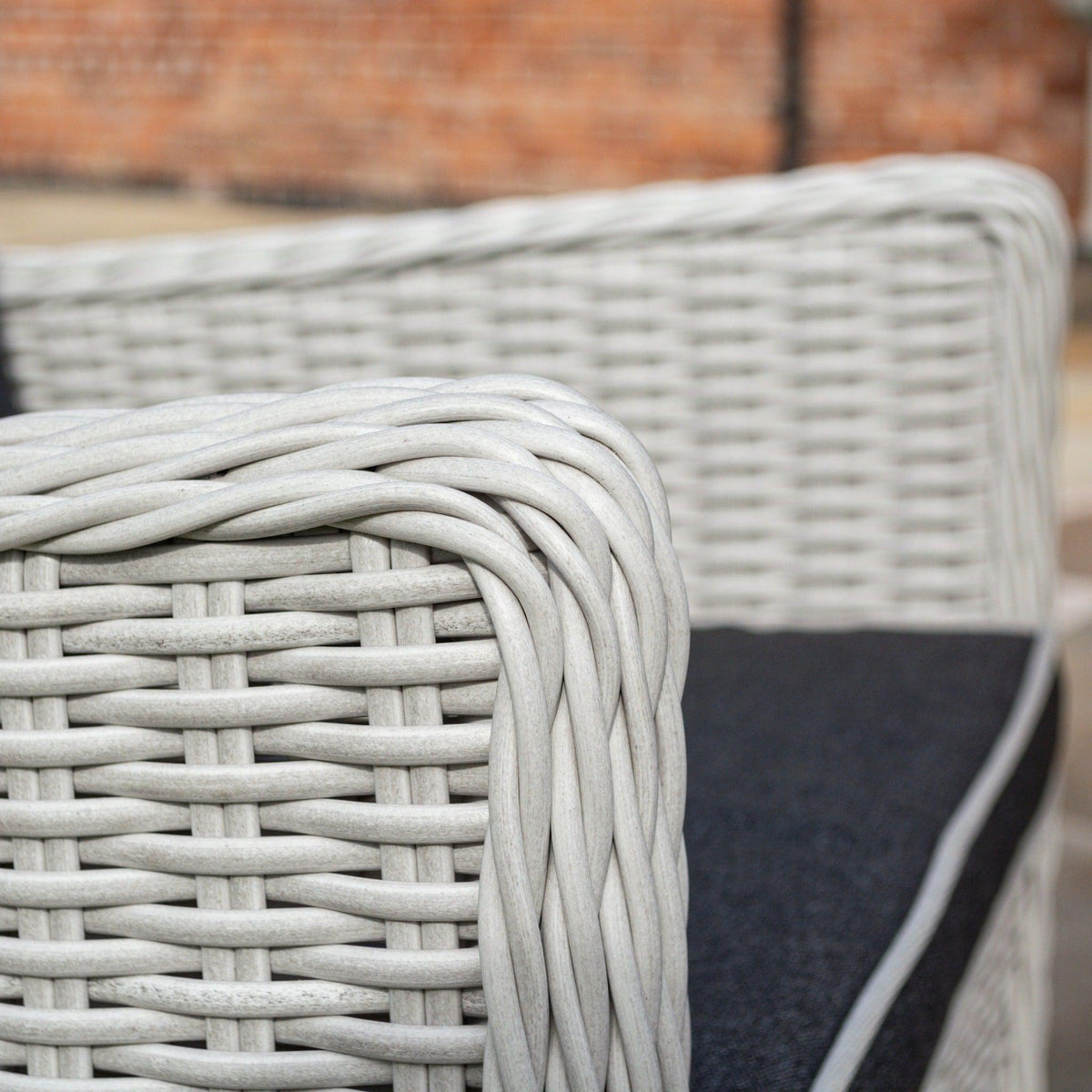 Rattan Effect Two Seater Bistro Set - Two Colours