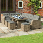 Thorset Thornbury dining set on patio