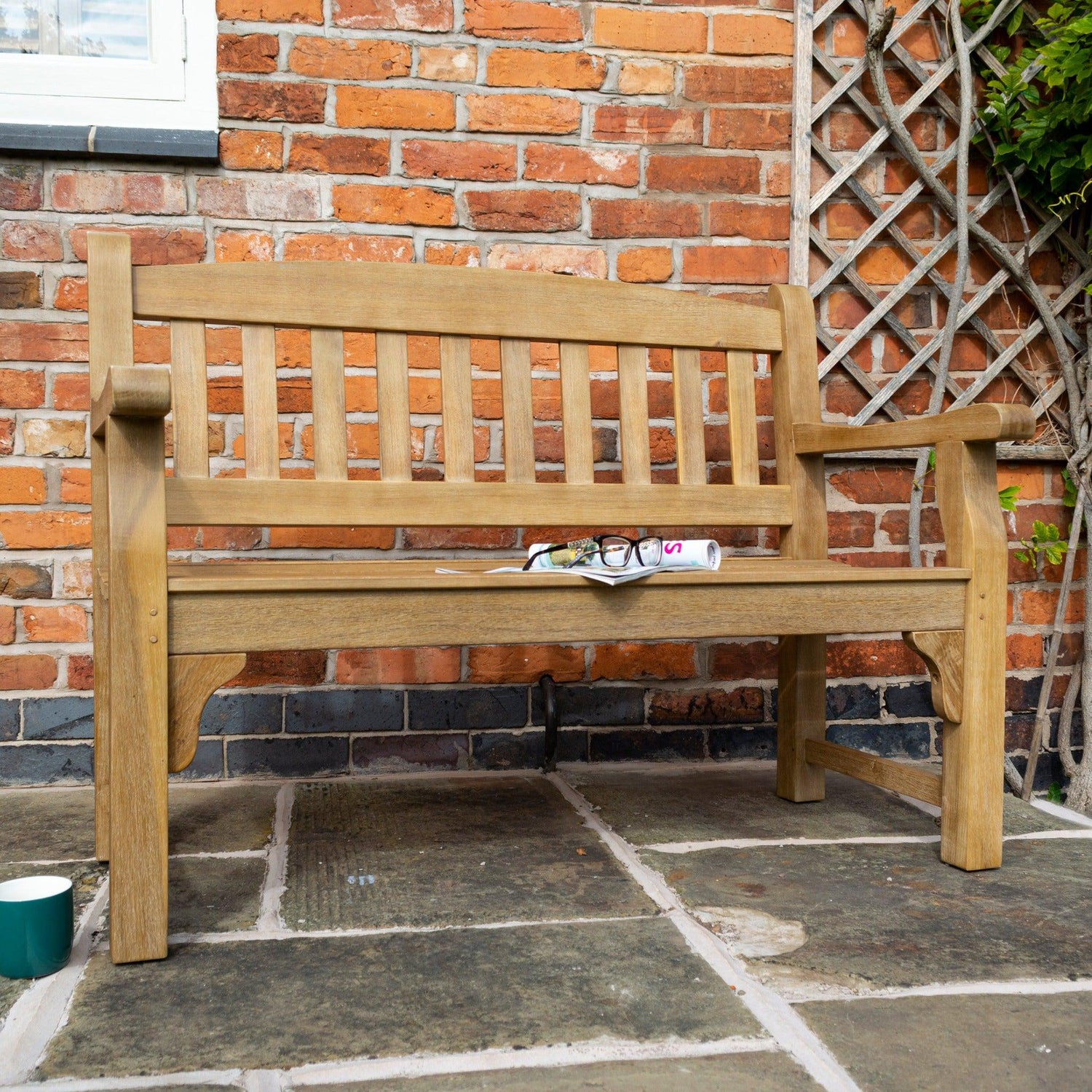 2 seater Solid Acacia Hardwood Tuscan Bench