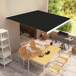 3.5M Full Cassette Electric (Motorised) Awning, Anthracite Black.