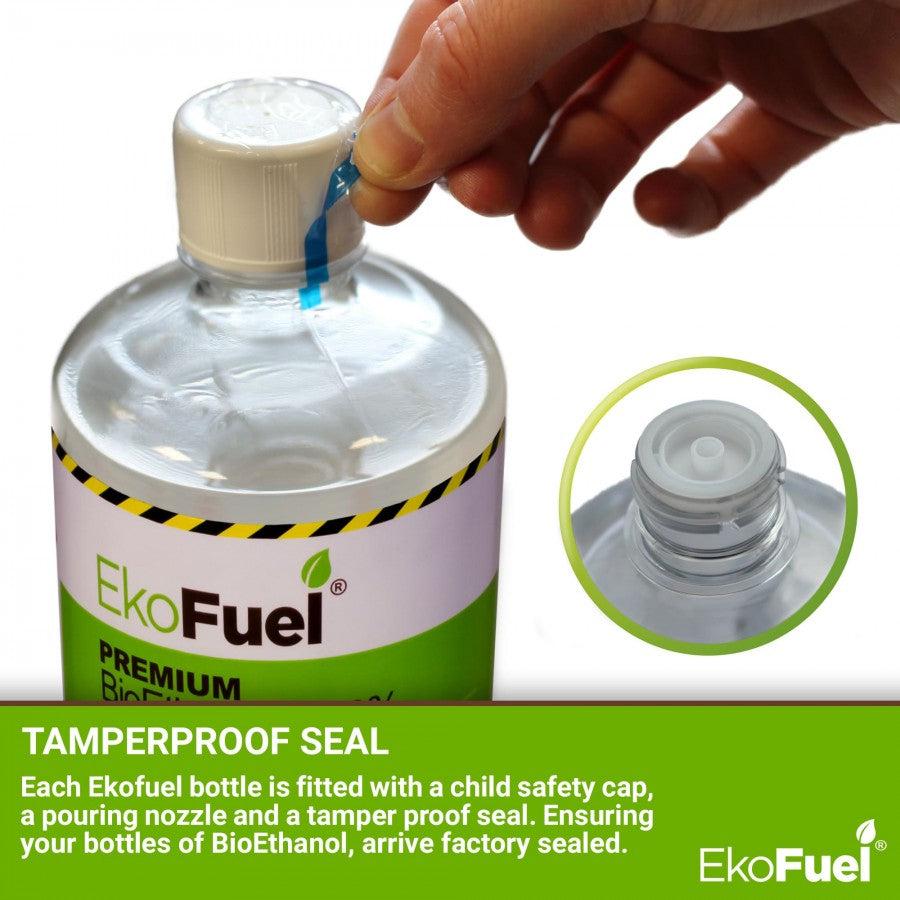 Bio-Ethanol, smokeless fuel for Bio-Fires, 6x 1litre bottles