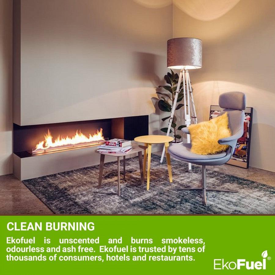 Bio-Ethanol, smokeless fuel for Bio-Fires, 6x 1litre bottles