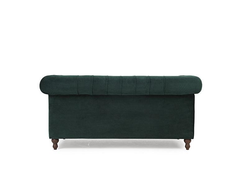 Mark Harris Montrose Green Plush 2-Seater Sofa
