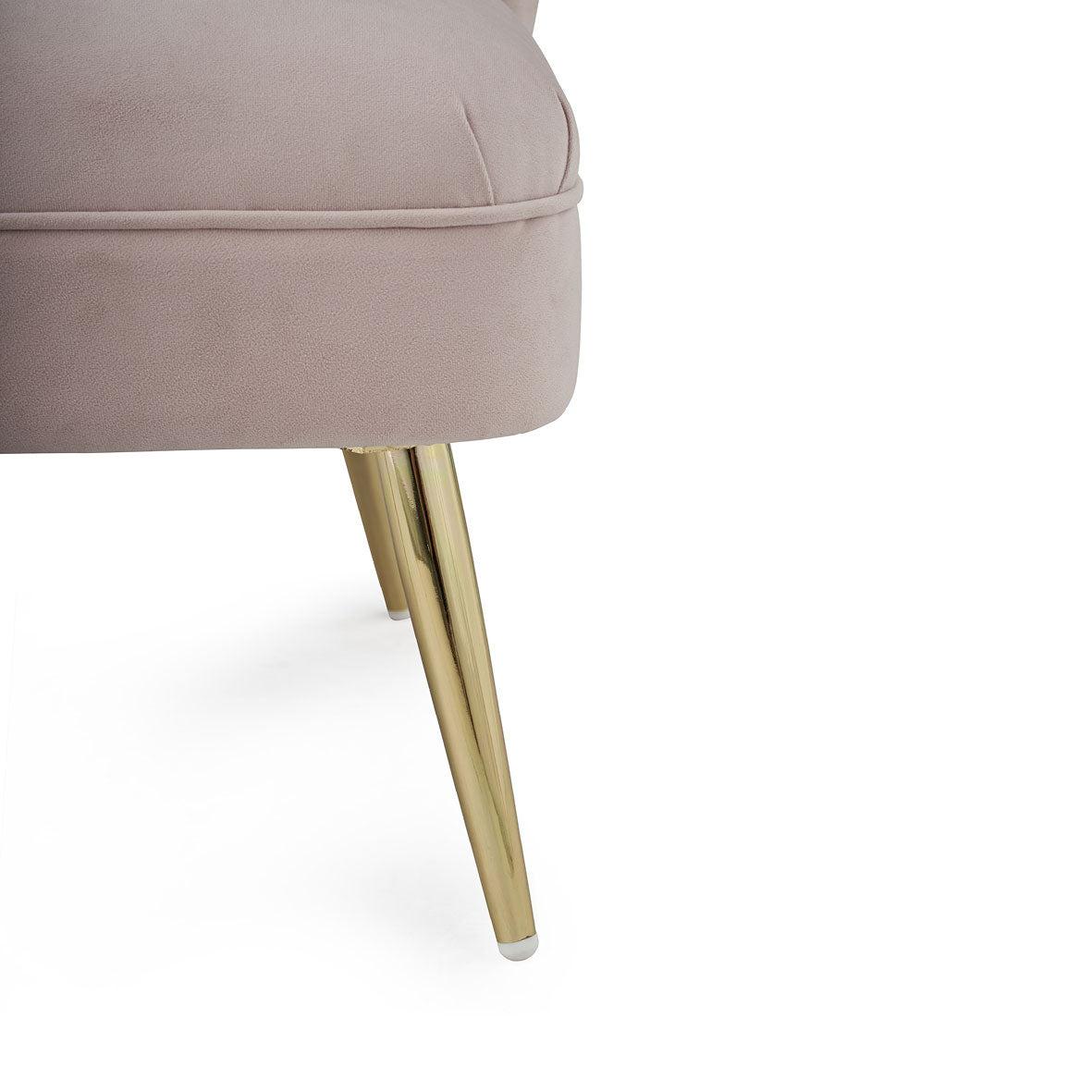 Quince | Cocktail Chair in Blush Pink