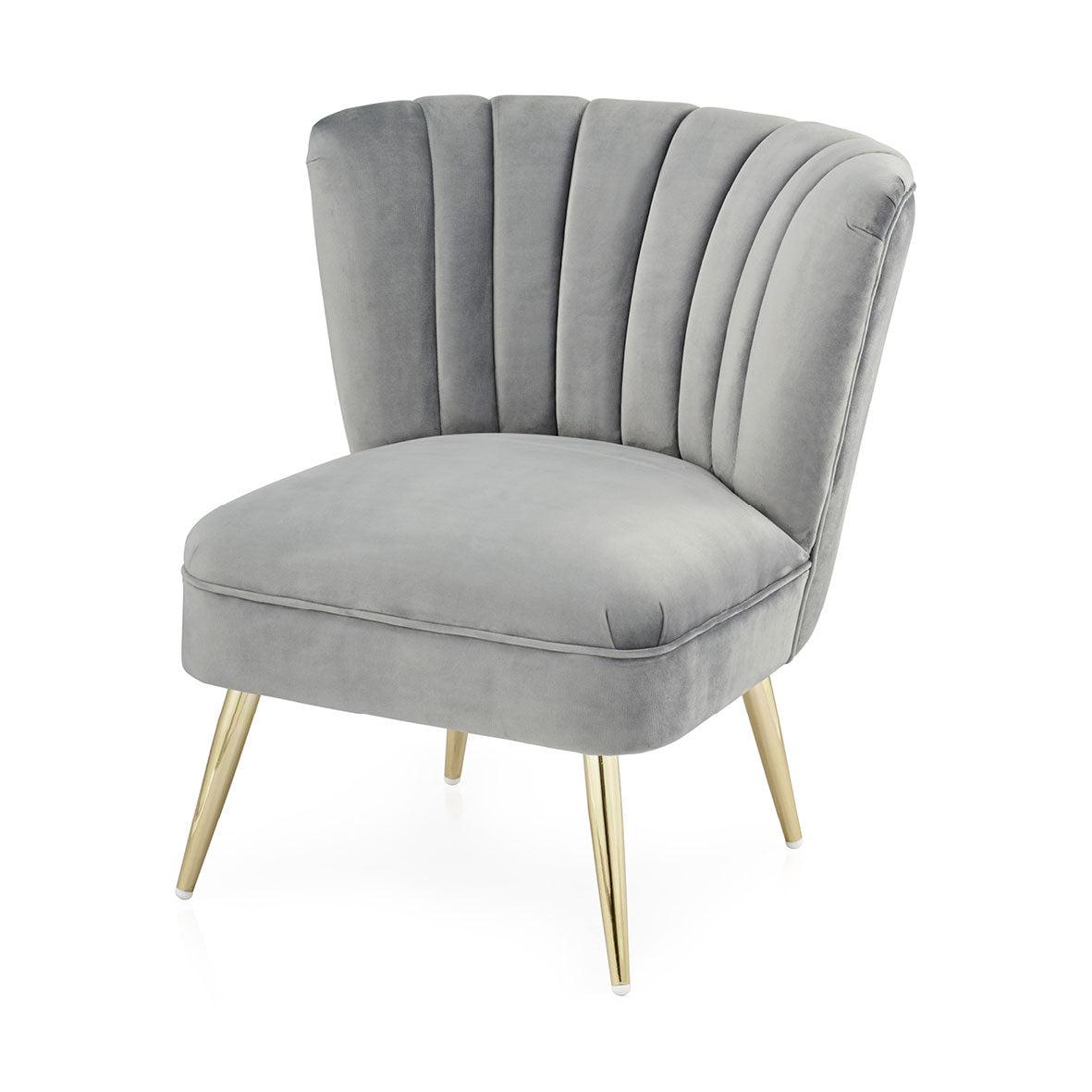 Quince | Cocktail Chair in Cool Grey