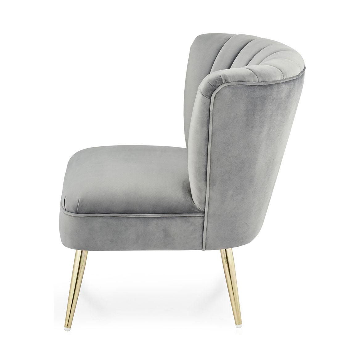 Quince | Cocktail Chair in Cool Grey