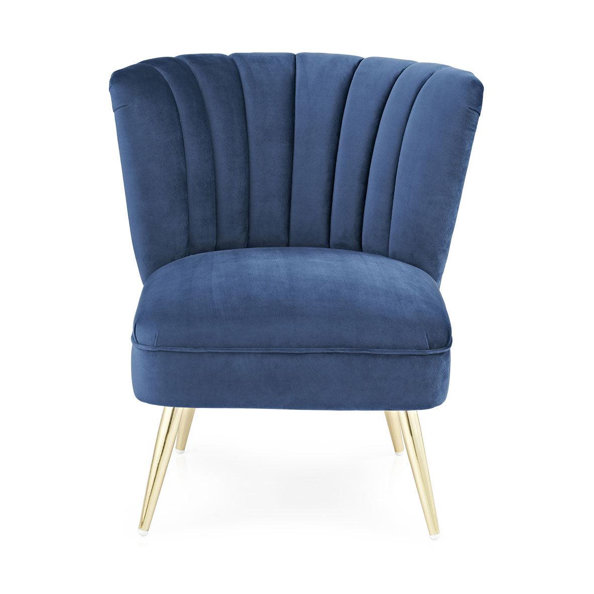 Quince | Cocktail Chair in Midnight Blue