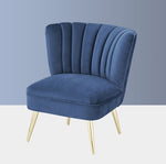 Quince | Cocktail Chair in Midnight Blue.