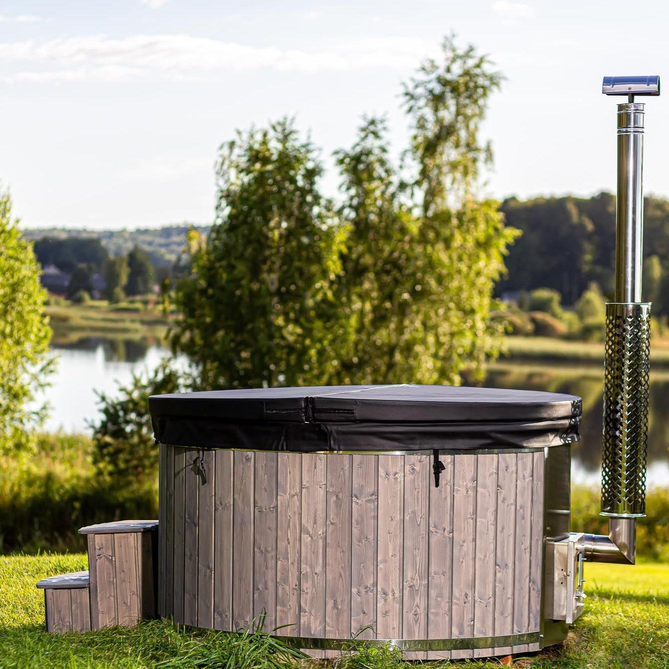 Soak in Nature's Warm Embrace: Choosing Between External and Integrated Heaters for Wood-Fired Hot Tubs.