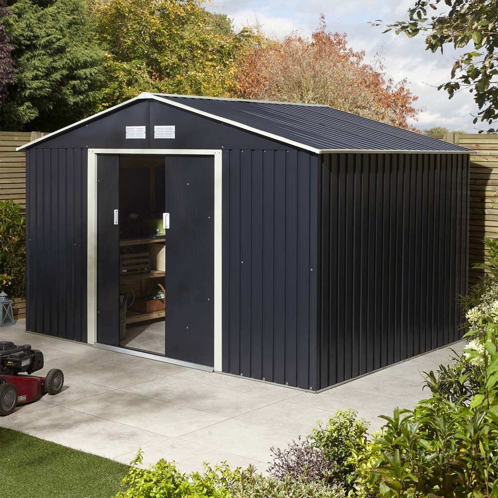 10x8 Trentvale Metal Apex Shed