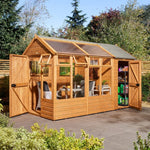 12x6 Growhouse with store, outdoor view