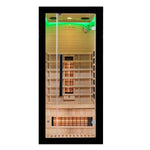 La Sauna infrared sauna with green light