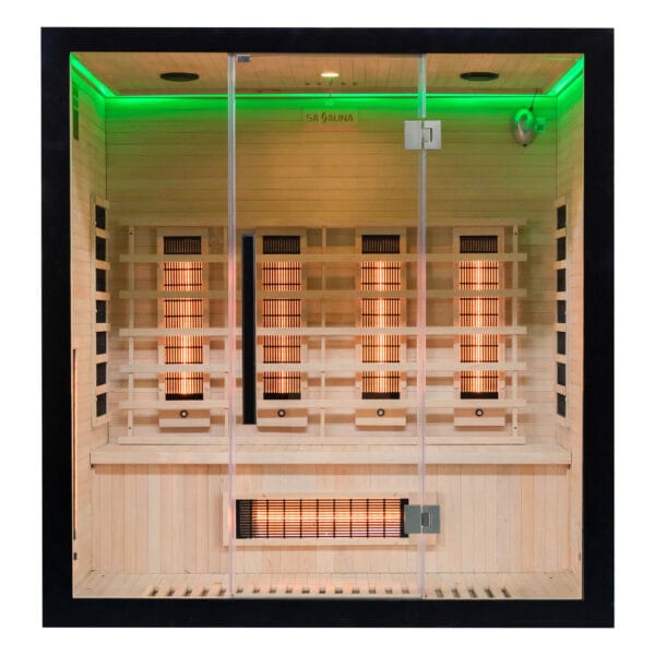 La Sauna infrared sauna interior view