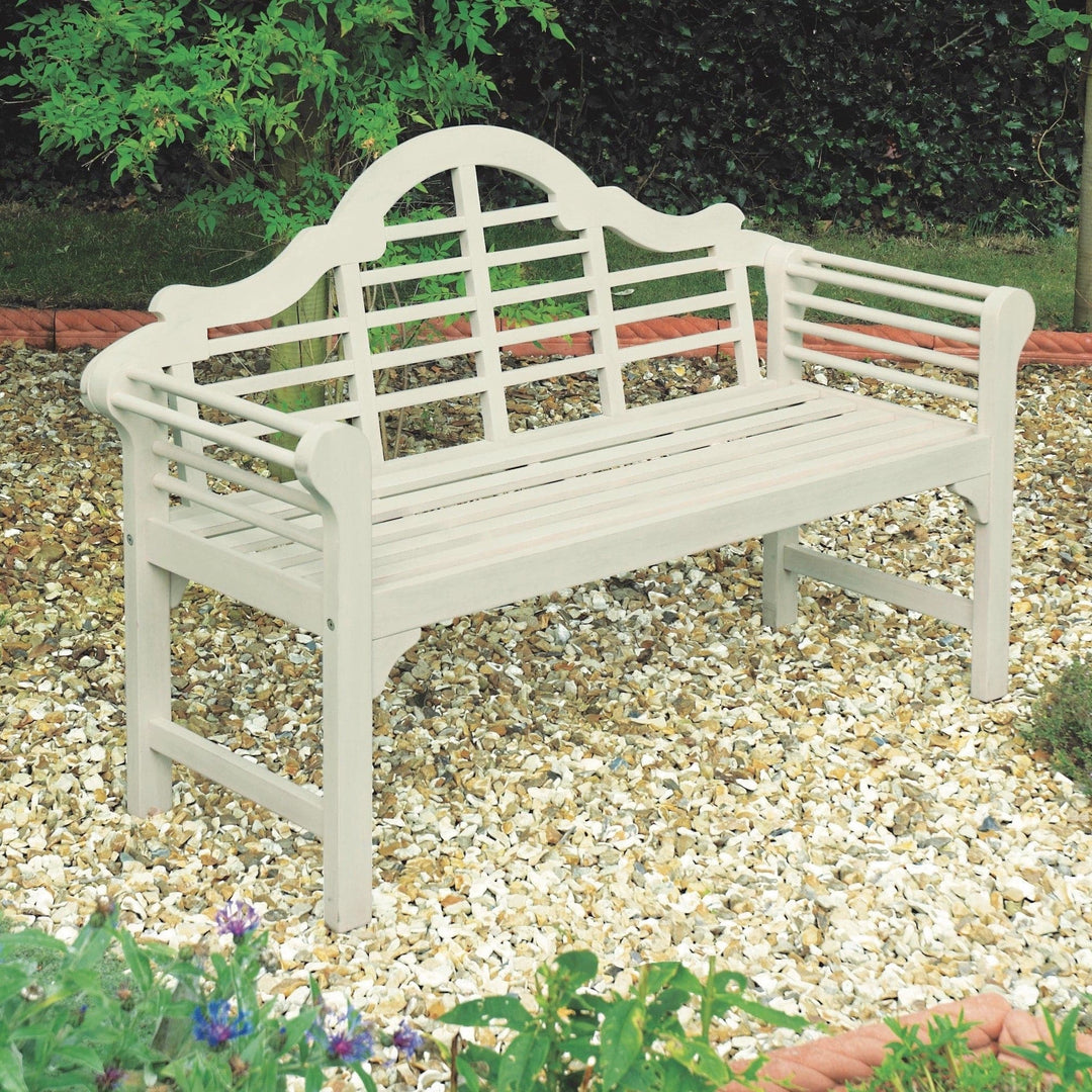 2 Seater Solid Acacia Hardwood Lutyens style, Beautiful Quality Marlborough Bench.