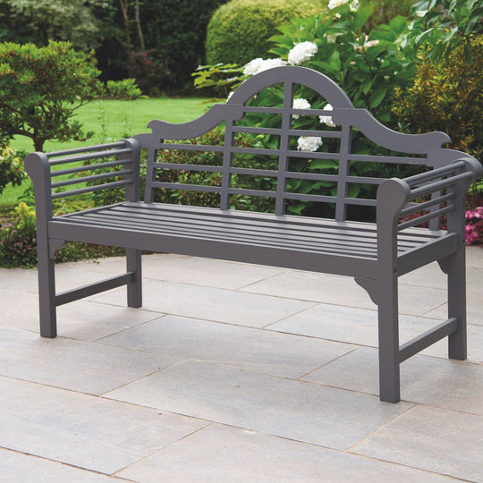 2/3 Seater Solid Acacia, PU Painted Hardwood Lutyens style, Marlborough Bench.