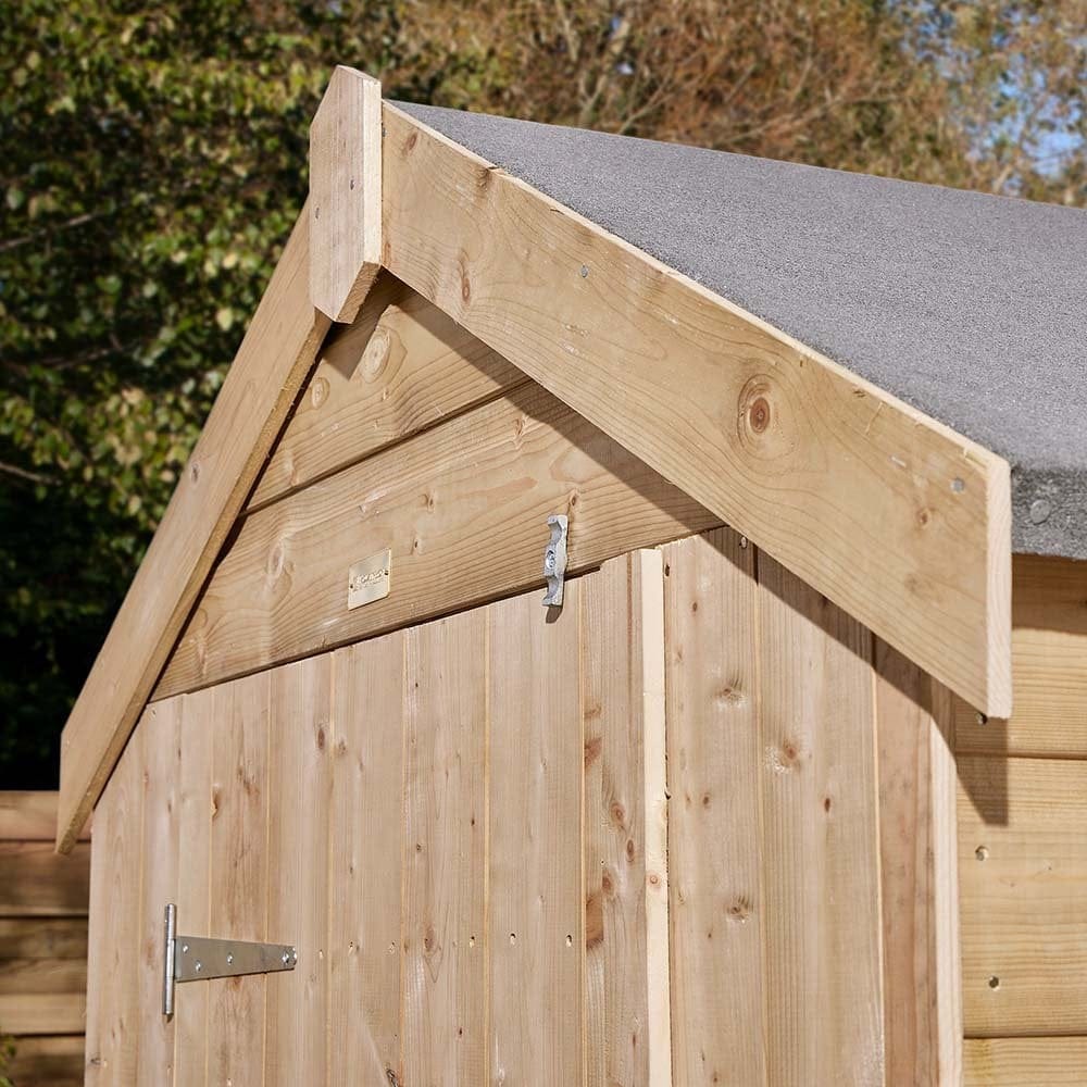 4x4 Shiplap Apex Shed with Single Door