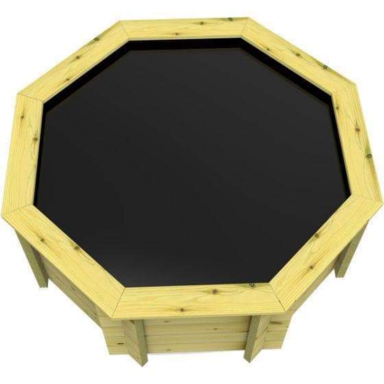 6ft 286 Gallon Octagonal Wooden Fish Pond, 27mm thick, 697mm high, 1305 litres