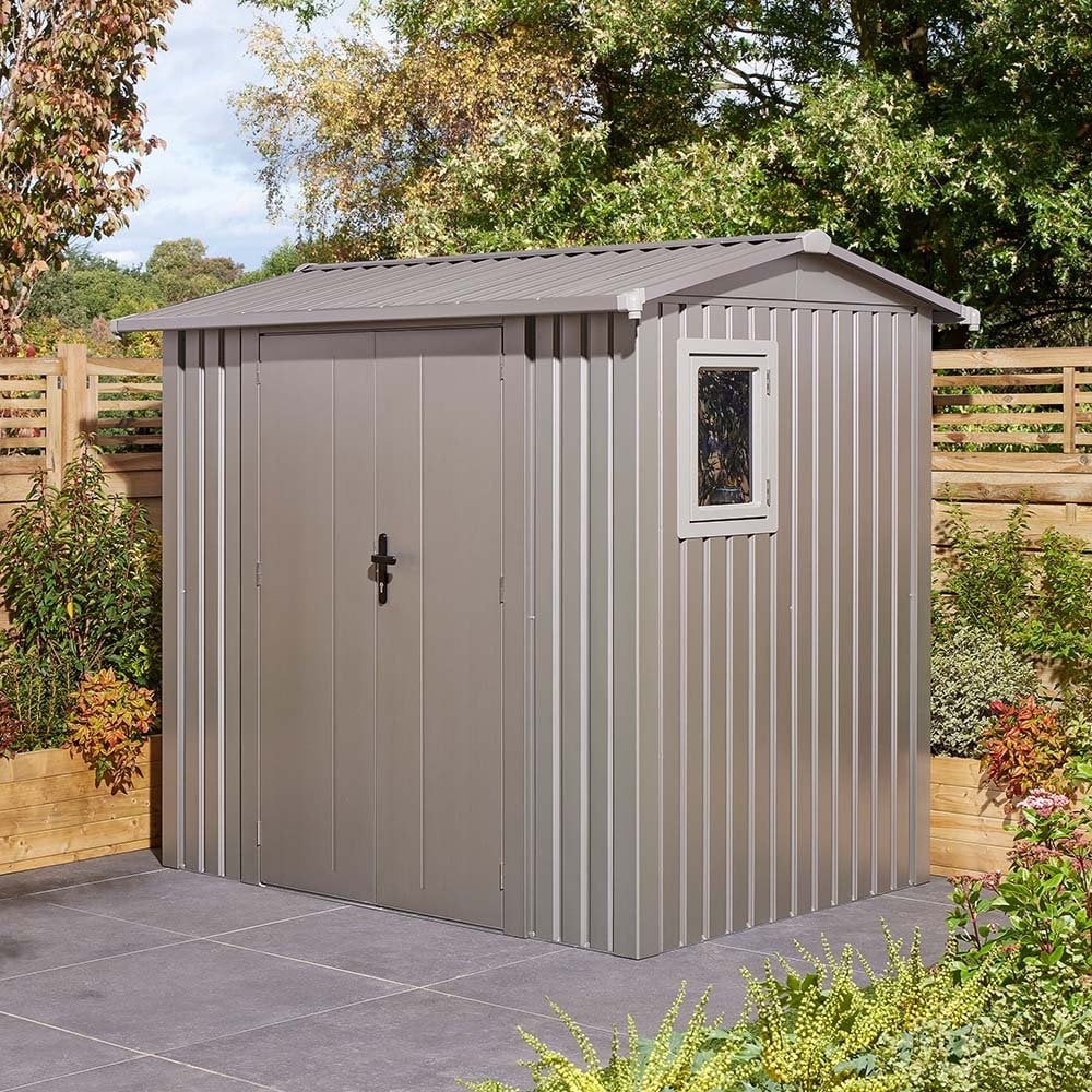 8x6 Brentvale Premium Metal Apex Shed