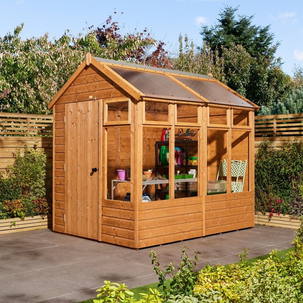 8x6 Growhouse with clear windows