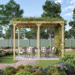 Heavy Duty Shade Pergola DIY Kit, Quality Tanalised Timber, Various Sizes