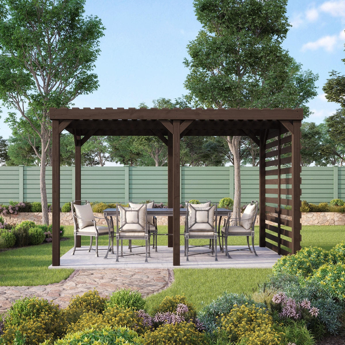 Heavy Duty Shade Pergola Kit - Durable Tanalised Timber | Layzee Living