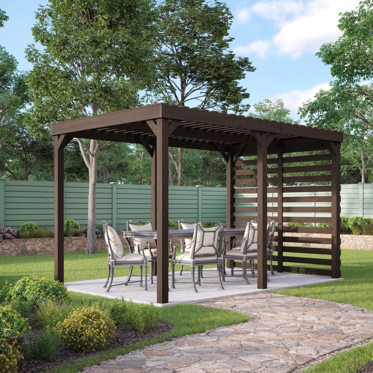 Heavy Duty Shade Pergola DIY Kit, Quality Tanalised Timber, Various Sizes