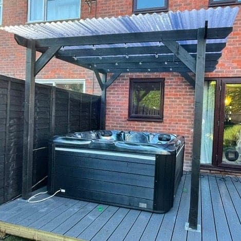 Heavy Duty Tanalised Timber Pergola Complete DIY Kit, Slow Grown Spruce, various sizes.