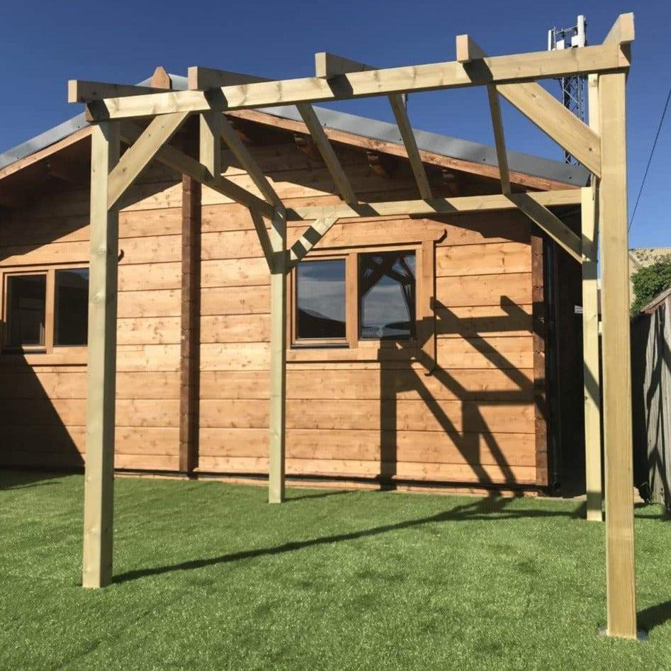 Heavy Duty Timber Gazebo DIY Kit with roof frame only | various sizes