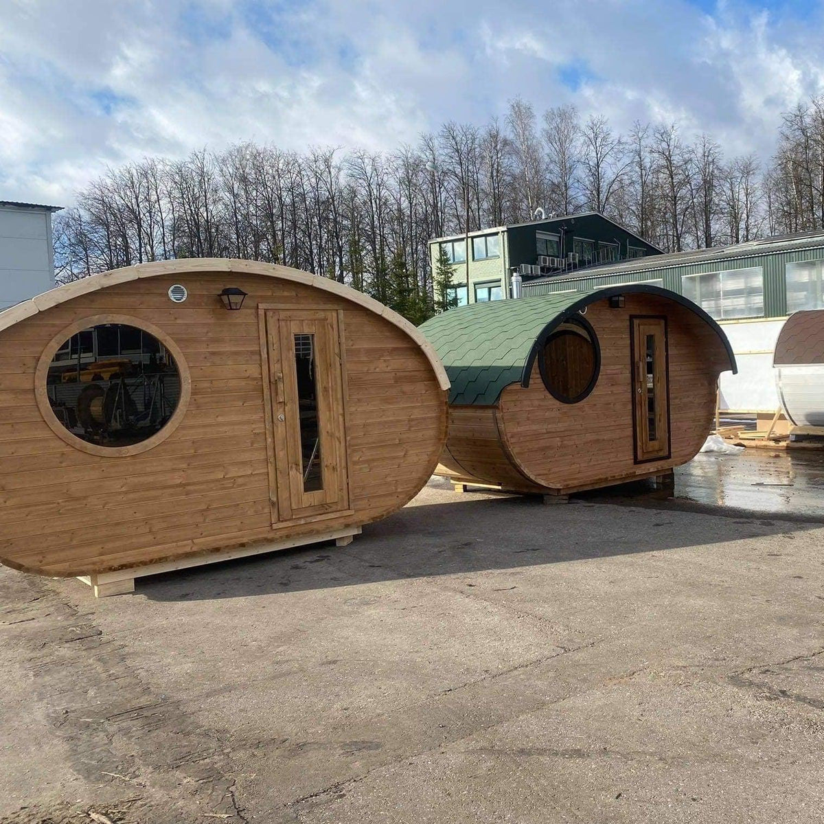 Hobbit Sauna, various sizes, Wood-Fired or Electric.