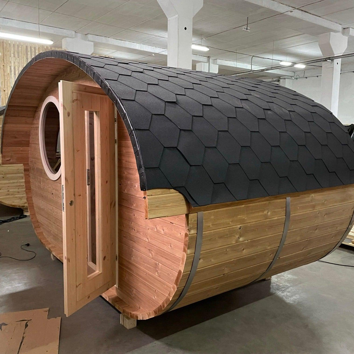 Hobbit Sauna, various sizes, Wood-Fired or Electric.