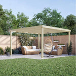 Large Size Heavy Duty Box Pergola Complete DIY Kit, Quality Tanalised Timber.