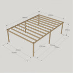 Large Size Heavy Duty Box Pergola Complete DIY Kit, Quality Tanalised Timber.