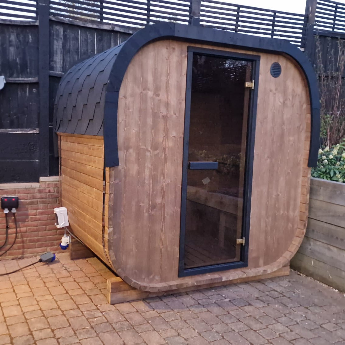 Timber Cube Sauna | Thermowood | Wood-Fired or Electric.