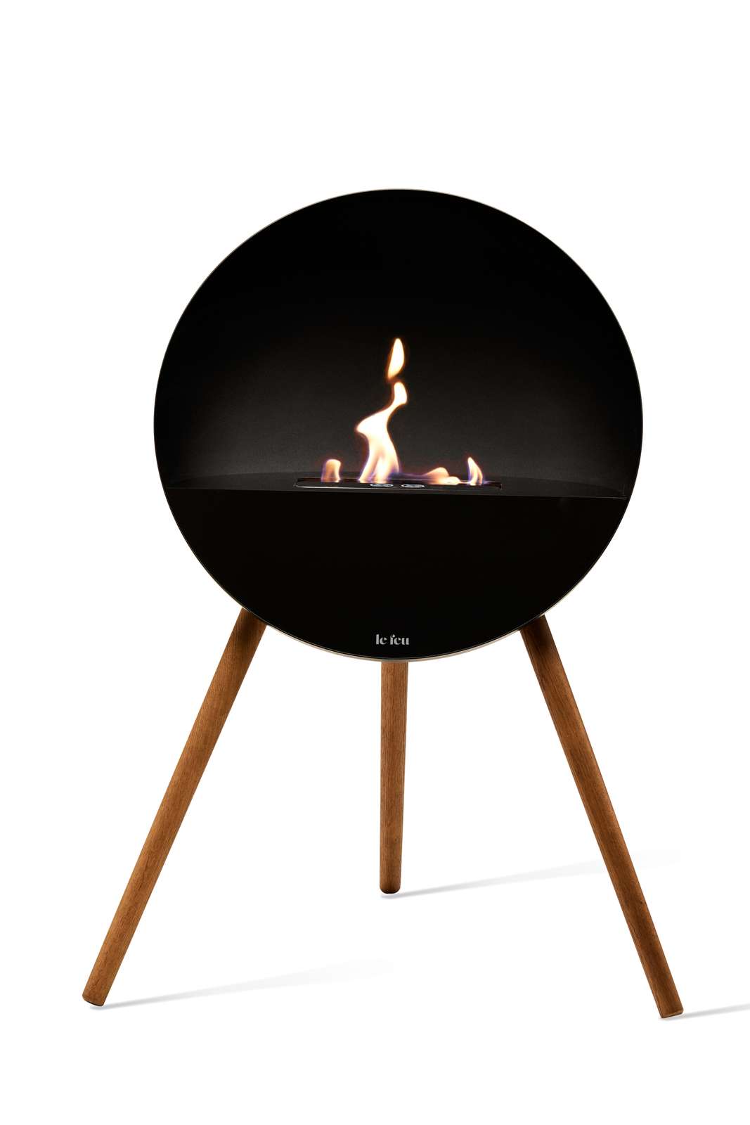 NEW Le Feu Eye Fireplace in Black