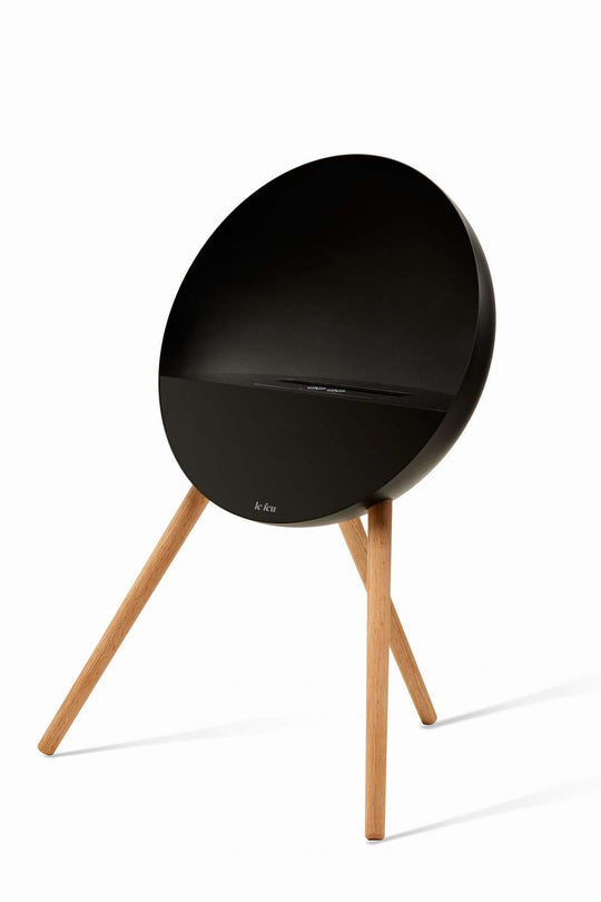NEW Le Feu Eye Fireplace in Black