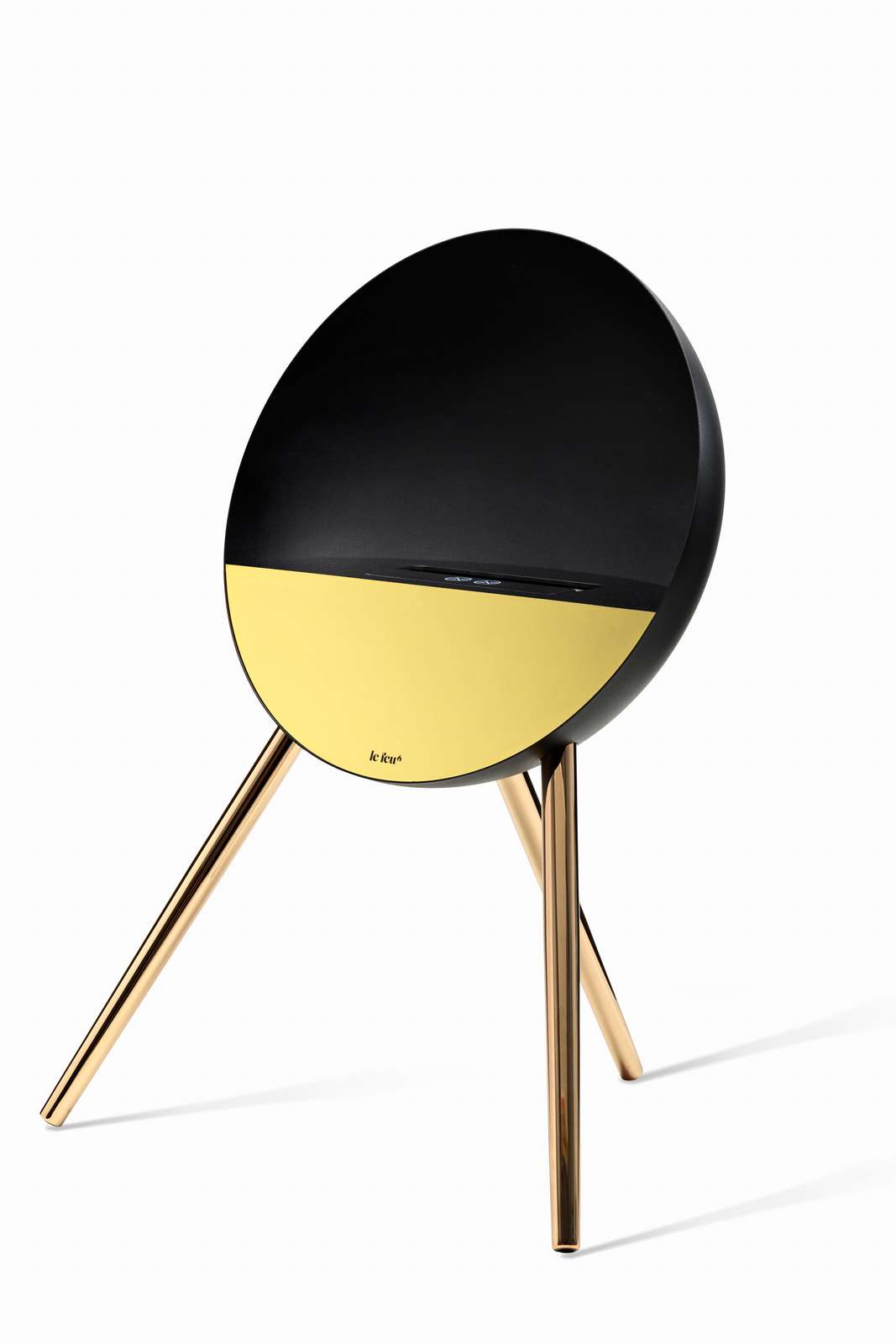 NEW Le Feu Eye Fireplace in Black