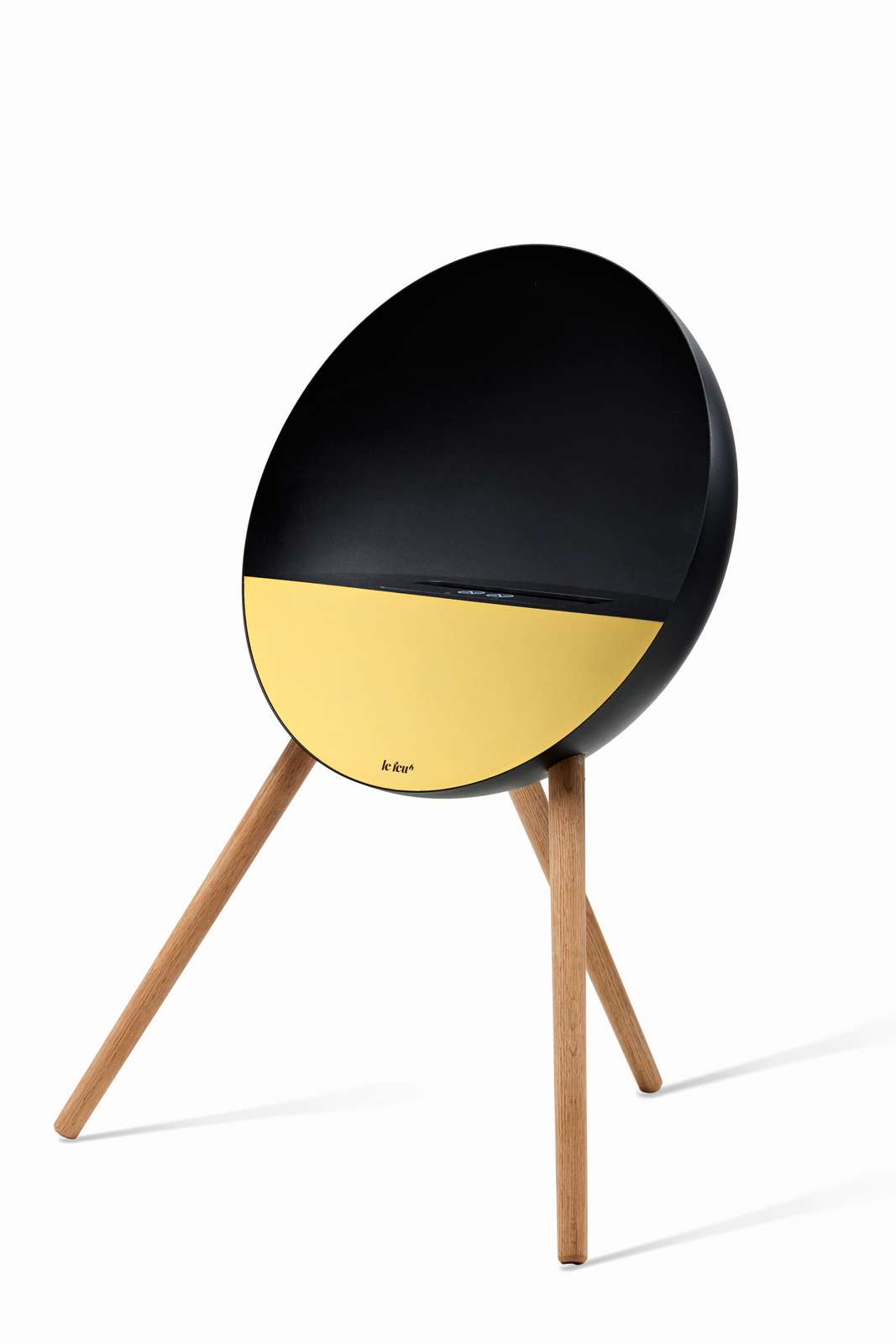 NEW Le Feu Eye Fireplace in Black