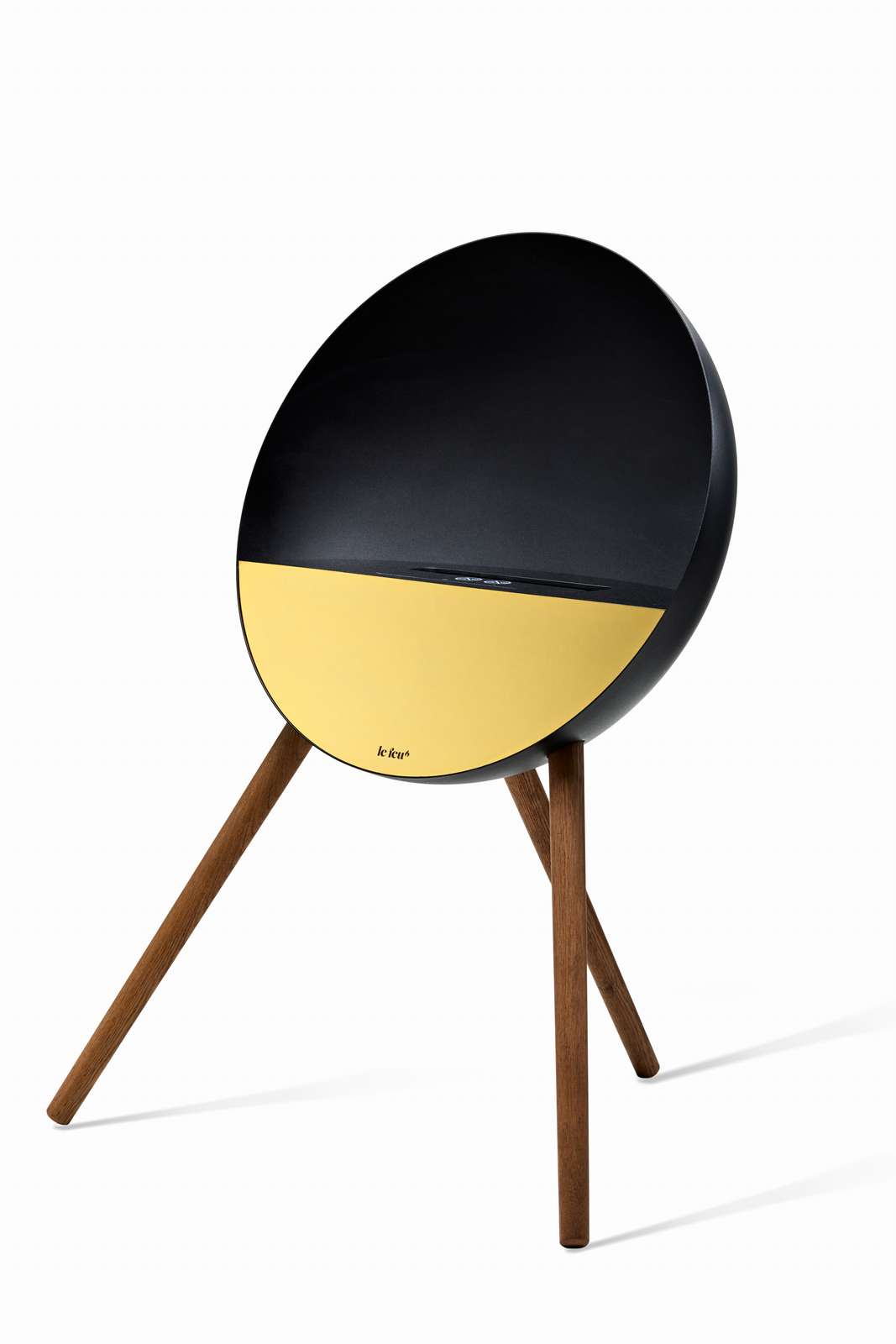 NEW Le Feu Eye Fireplace in Black