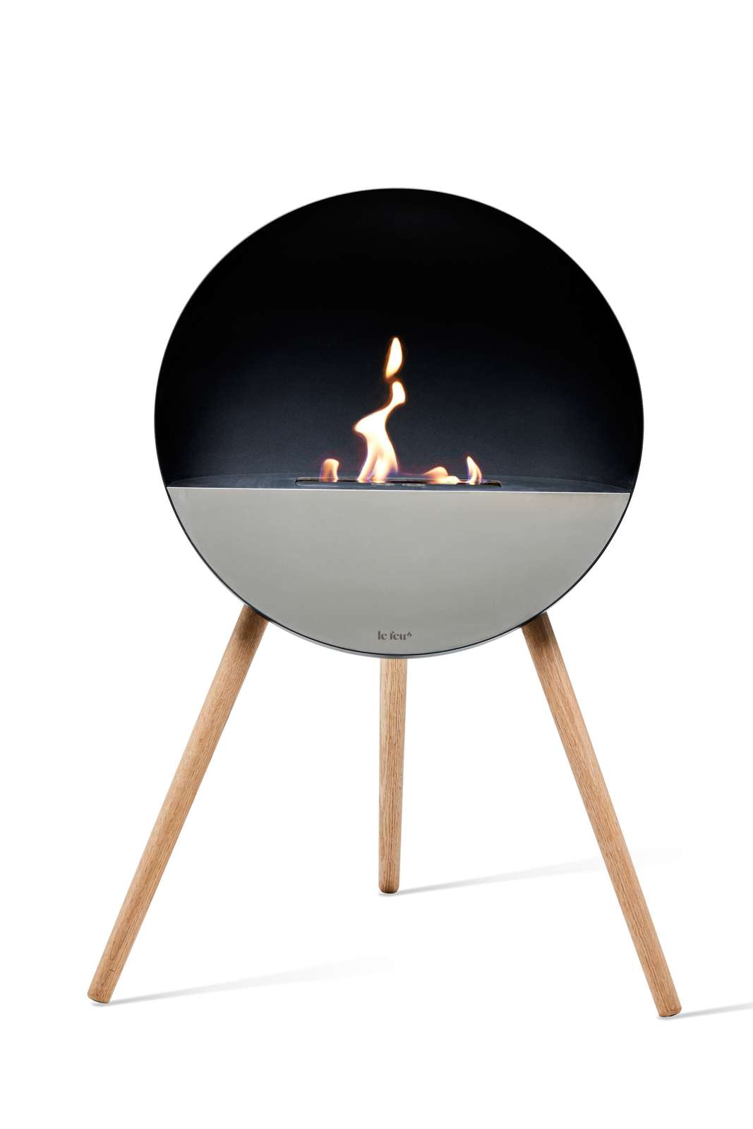 NEW Le Feu Eye Fireplace in Black
